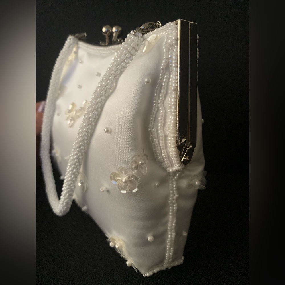Bridal Mini Satin Purse - Picture 3 of 6